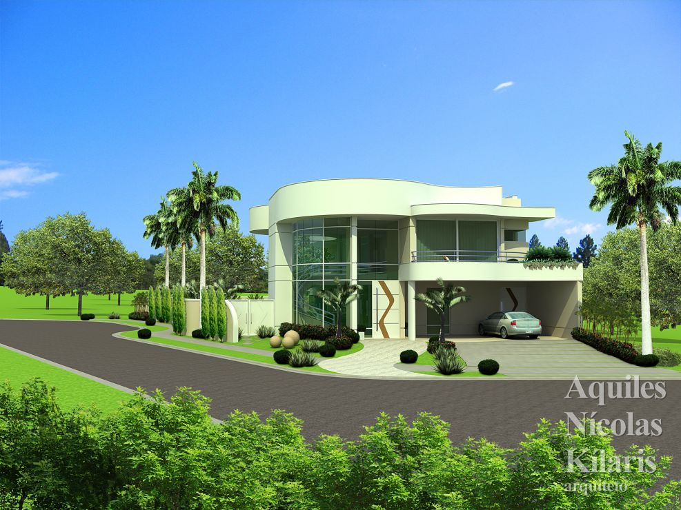 Arquiteto - Aquiles NÃ­colas KÃ­laris - Residential Projects - Projeto Pirassununga - SP