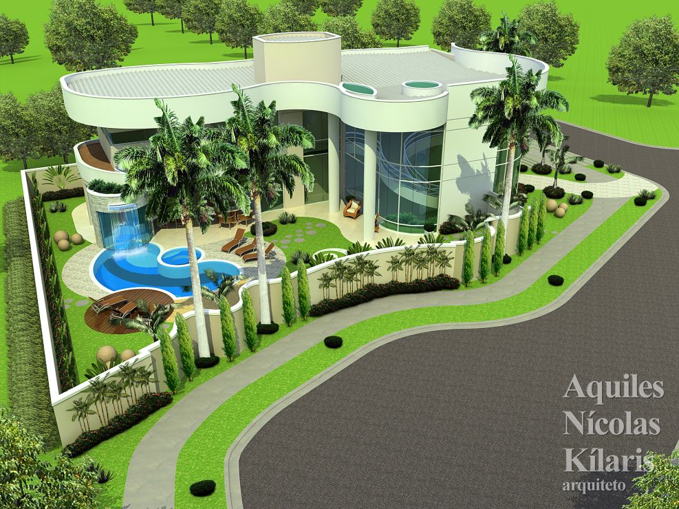 Arquiteto - Aquiles NÃ­colas KÃ­laris - Residential Projects - Projeto Pirassununga - SP