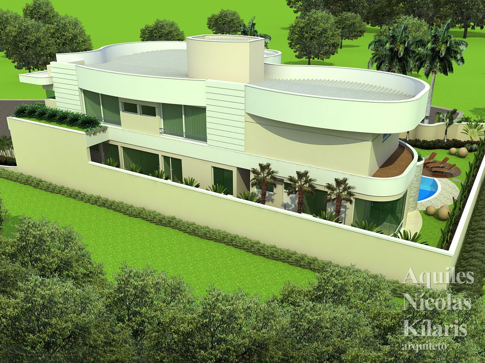 Arquiteto - Aquiles NÃ­colas KÃ­laris - Residential Projects - Projeto Pirassununga - SP