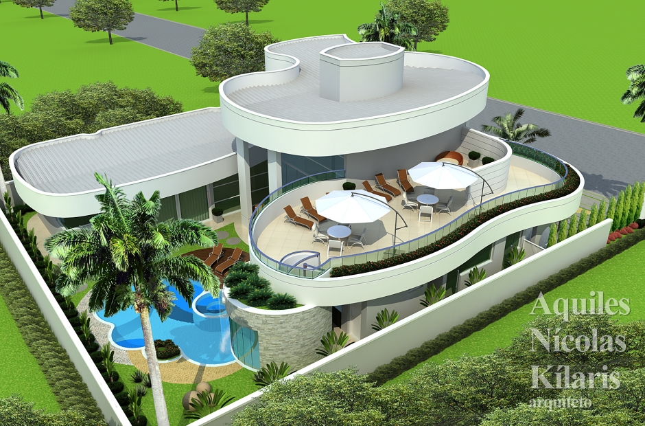 Arquiteto - Aquiles NÃ­colas KÃ­laris - Projetos Residenciais - Projeto Itapeva - SP