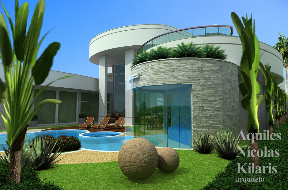 Arquiteto - Aquiles NÃ­colas KÃ­laris - Projetos Residenciais - Projeto Itapeva - SP