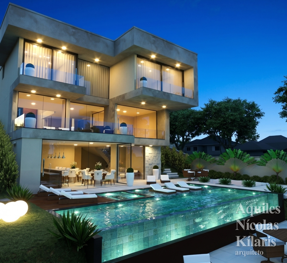 Arquiteto - Aquiles NÃ­colas KÃ­laris - Residential Projects - Projeto Vinhedo - SP