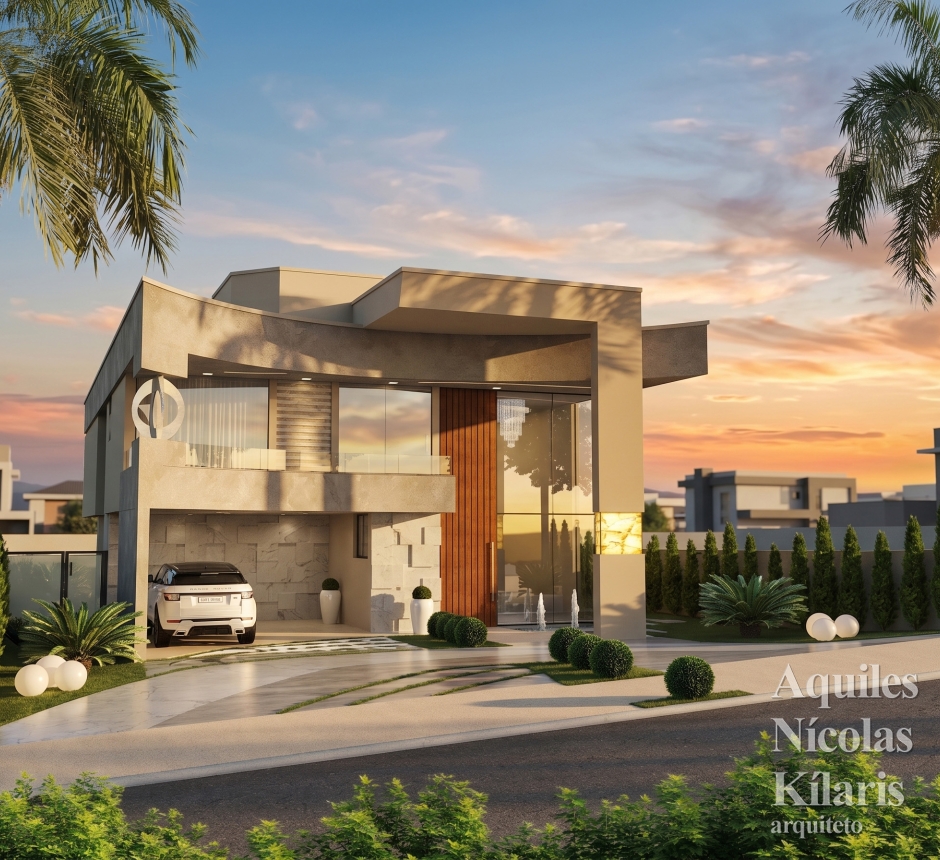 Arquiteto - Aquiles NÃ­colas KÃ­laris - Residential Projects - Projeto Vinhedo - SP