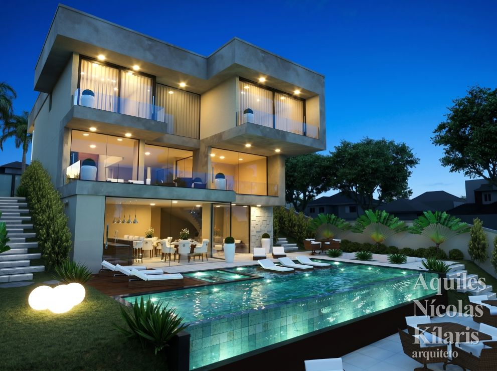 Arquiteto - Aquiles NÃ­colas KÃ­laris - Residential Projects - Projeto Vinhedo - SP
