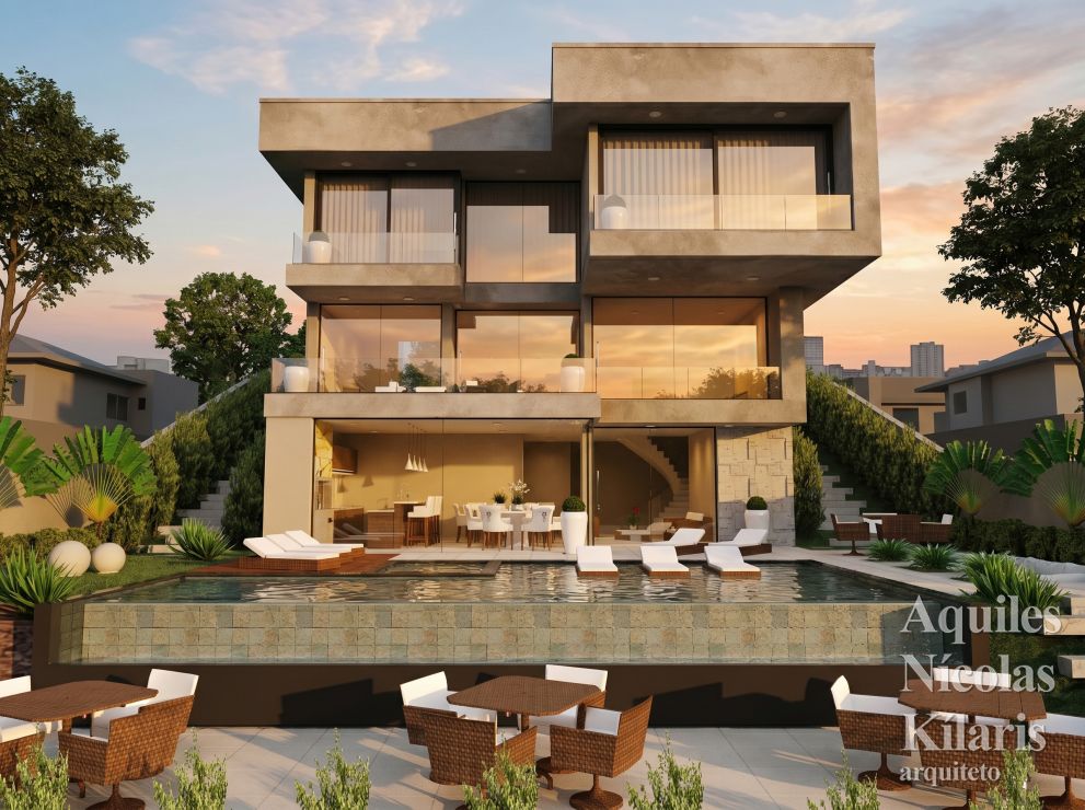 Arquiteto - Aquiles NÃ­colas KÃ­laris - Residential Projects - Projeto Vinhedo - SP