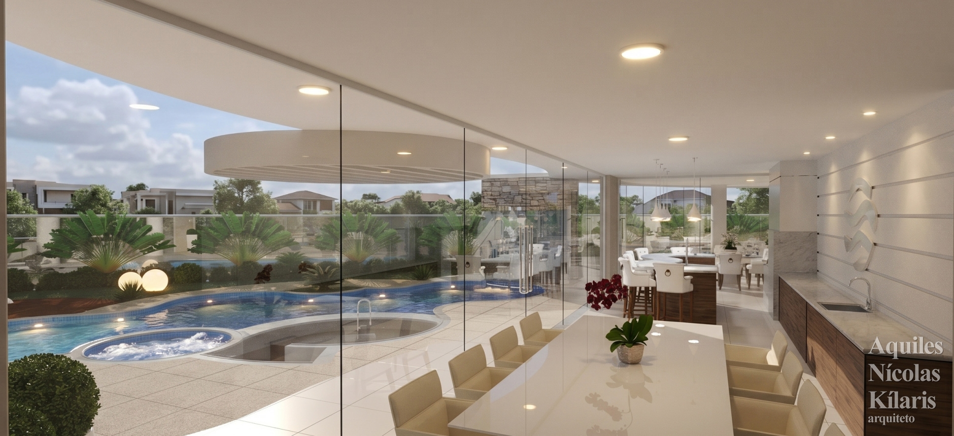 Arquiteto - Aquiles NÃ­colas KÃ­laris - Residential Projects - Projeto Jaguariuna - SP