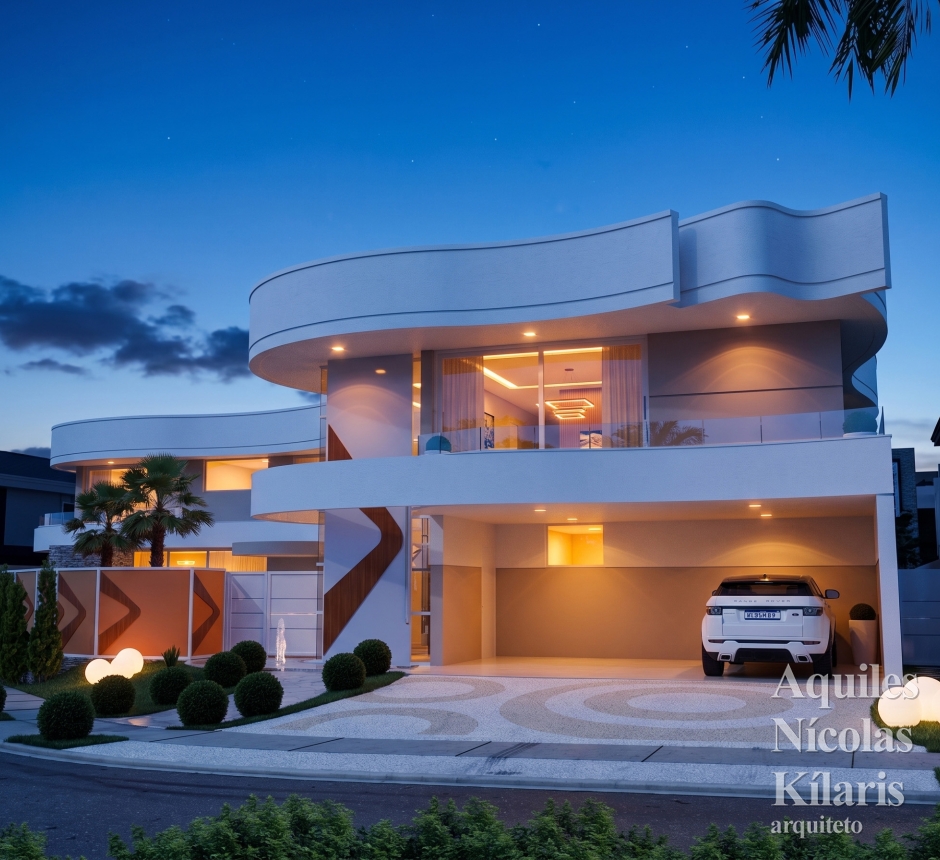 Arquiteto - Aquiles NÃ­colas KÃ­laris - Residential Projects - Projeto Jaguariuna - SP