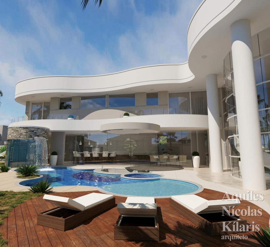 Arquiteto - Aquiles NÃ­colas KÃ­laris - Residential Projects - Projeto Jaguariuna - SP