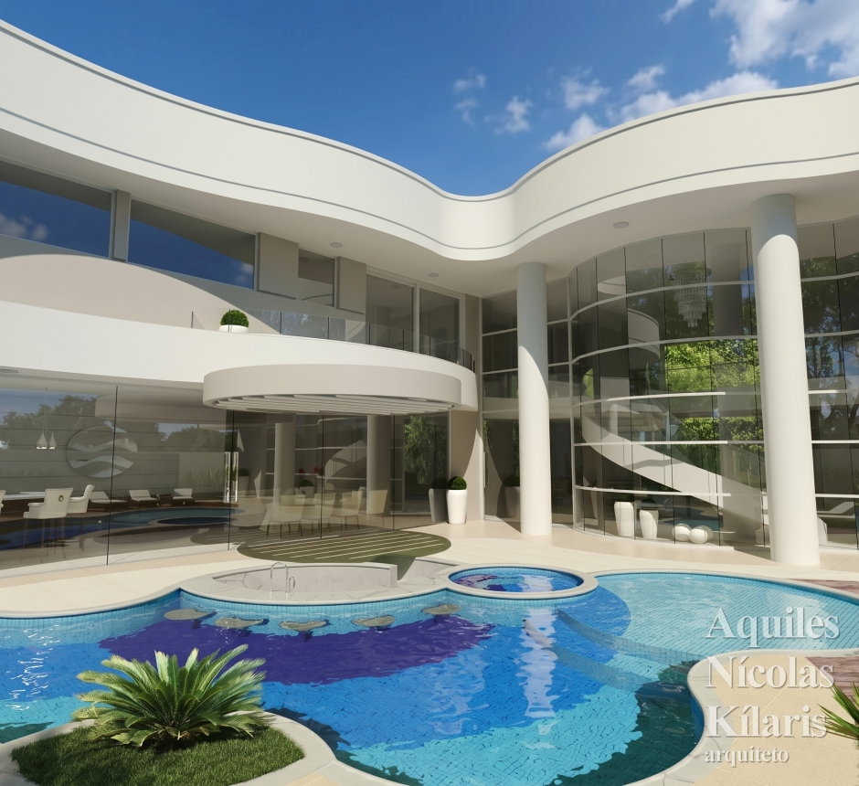 Arquiteto - Aquiles NÃ­colas KÃ­laris - Residential Projects - Projeto Jaguariuna - SP