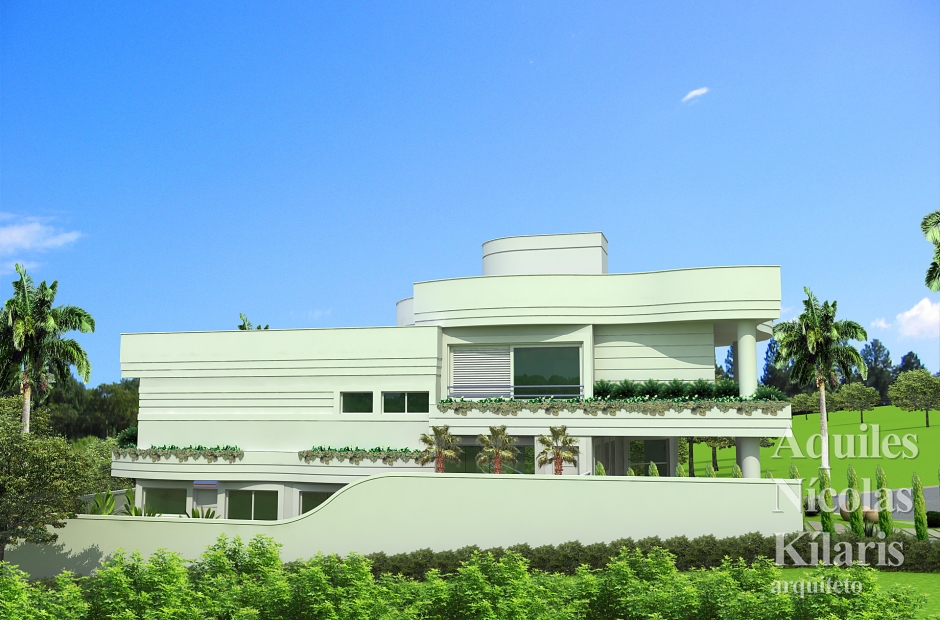 Arquiteto - Aquiles NÃ­colas KÃ­laris - Projetos Residenciais - Projeto SÃ£o JosÃ© dos Campos - SP