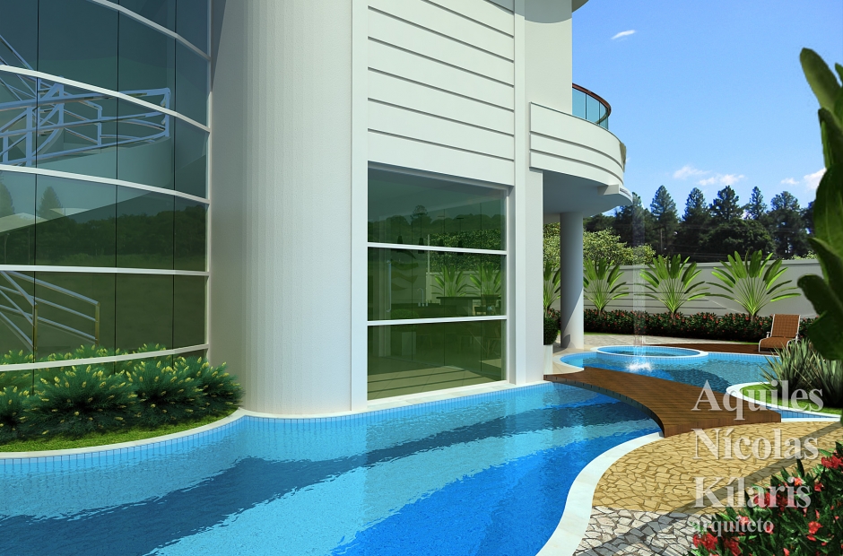 Arquiteto - Aquiles NÃ­colas KÃ­laris - Projetos Residenciais - Projeto SÃ£o JosÃ© dos Campos - SP