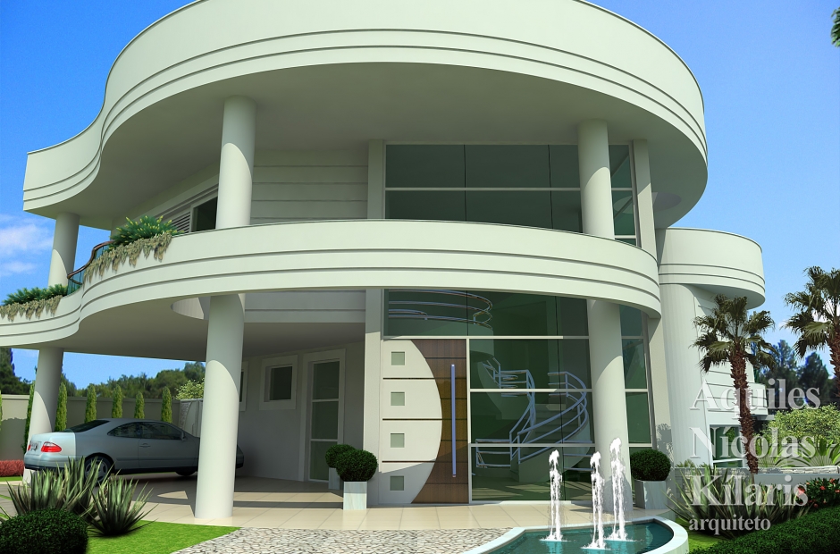 Arquiteto - Aquiles NÃ­colas KÃ­laris - Projetos Residenciais - Projeto SÃ£o JosÃ© dos Campos - SP