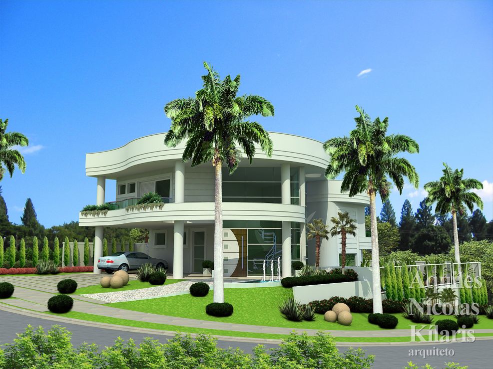 Arquiteto - Aquiles NÃ­colas KÃ­laris - Projetos Residenciais - Projeto SÃ£o JosÃ© dos Campos - SP