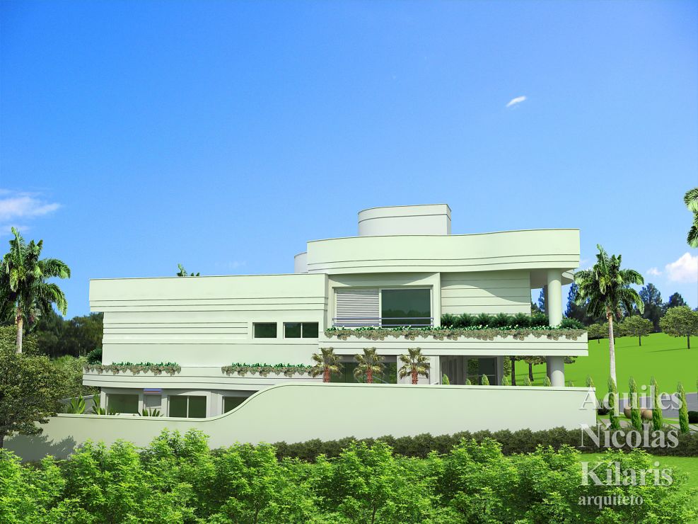 Arquiteto - Aquiles NÃ­colas KÃ­laris - Projetos Residenciais - Projeto SÃ£o JosÃ© dos Campos - SP