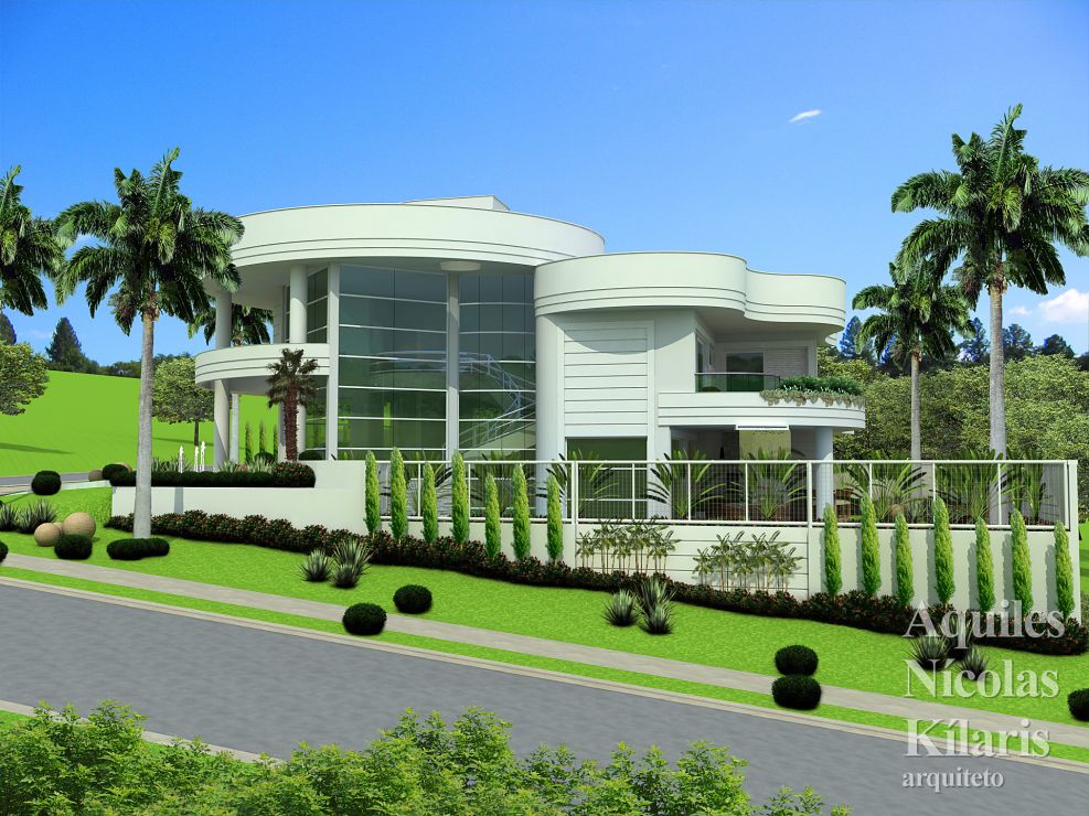 Arquiteto - Aquiles NÃ­colas KÃ­laris - Projetos Residenciais - Projeto SÃ£o JosÃ© dos Campos - SP