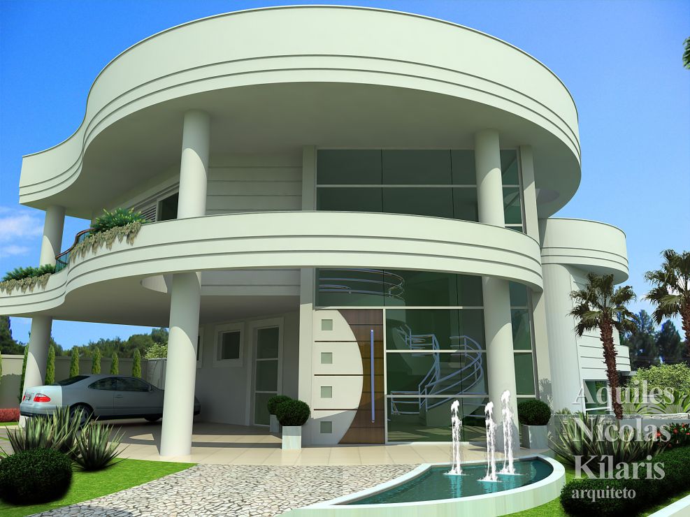 Arquiteto - Aquiles NÃ­colas KÃ­laris - Projetos Residenciais - Projeto SÃ£o JosÃ© dos Campos - SP