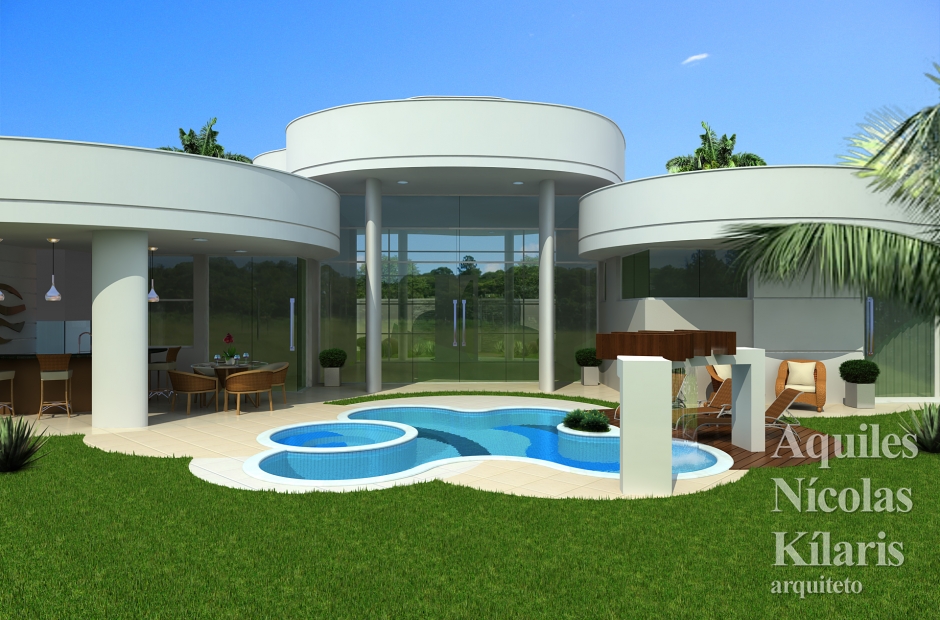 Arquiteto - Aquiles NÃ­colas KÃ­laris - Residential Projects - Projeto Brotas - SP