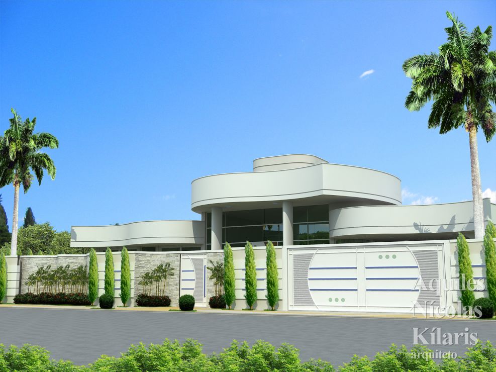 Arquiteto - Aquiles Nícolas Kílaris - Projetos Residenciais - Projeto Brotas - SP