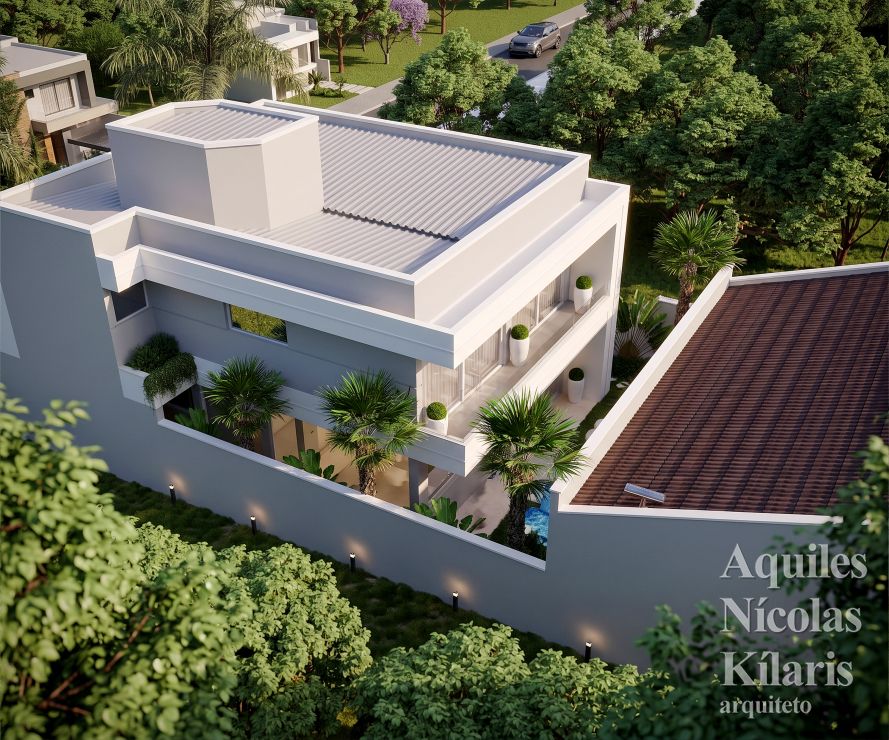 Arquiteto - Aquiles NÃ­colas KÃ­laris - Projetos Residenciais - Projeto Brotas - SP