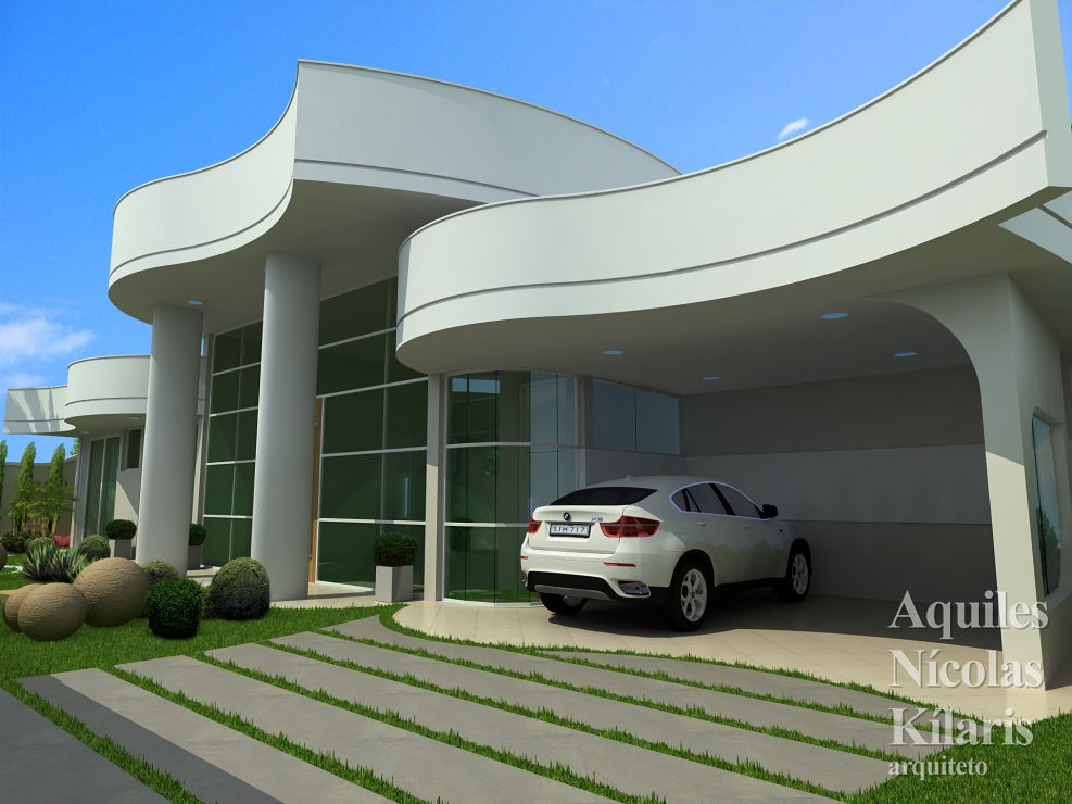 Arquiteto - Aquiles Nícolas Kílaris - Projetos Residenciais - Projeto Brotas - SP