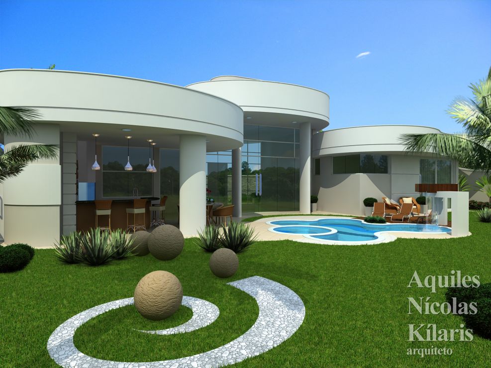 Arquiteto - Aquiles Nícolas Kílaris - Projetos Residenciais - Projeto Brotas - SP