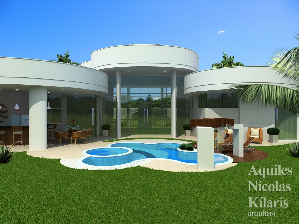 Arquiteto - Aquiles Nícolas Kílaris - Projetos Residenciais - Projeto Brotas - SP