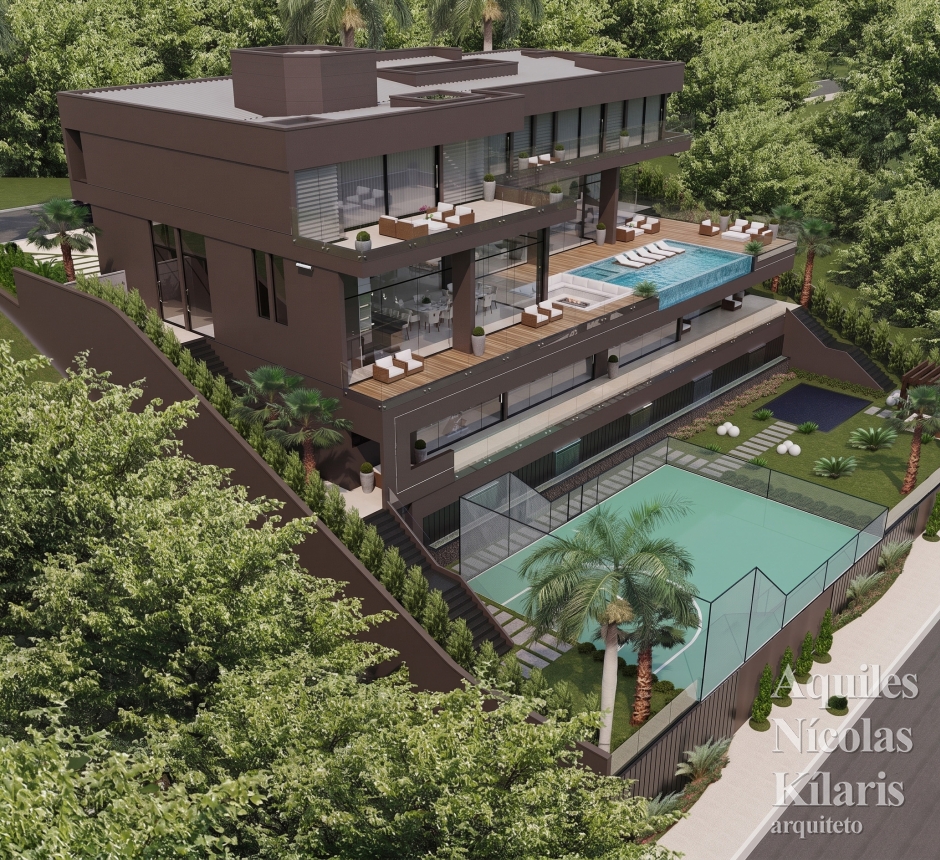 Arquiteto - Aquiles NÃ­colas KÃ­laris - Residential Projects - Projeto Vinhedo II - SP