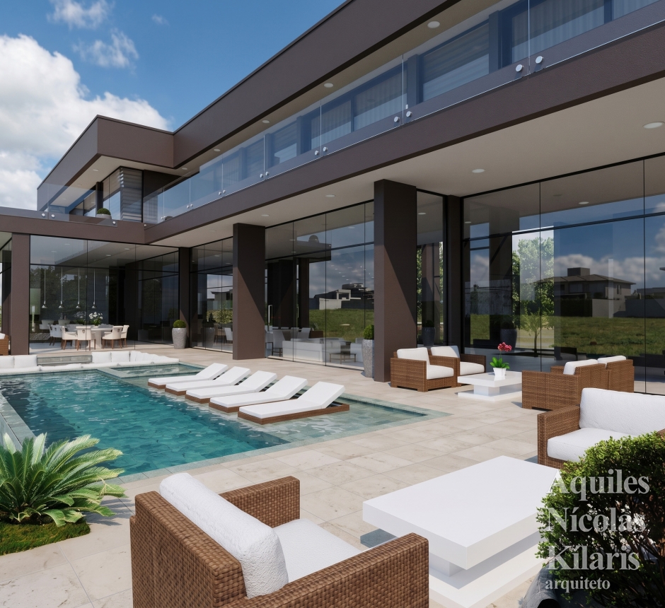 Arquiteto - Aquiles NÃ­colas KÃ­laris - Residential Projects - Projeto Vinhedo II - SP