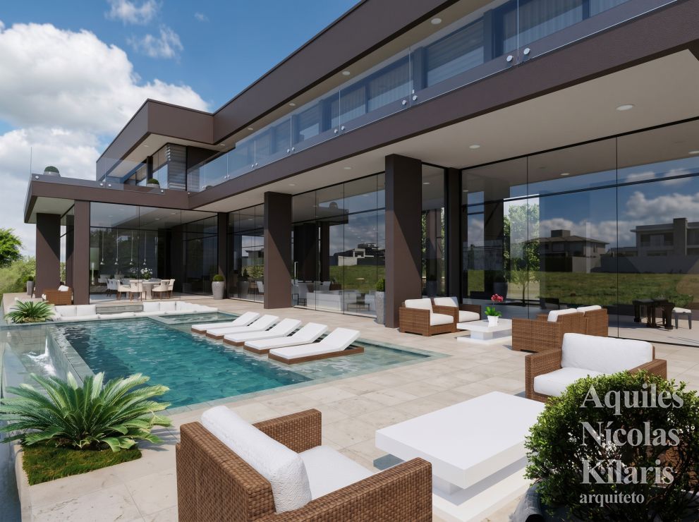 Arquiteto - Aquiles NÃ­colas KÃ­laris - Residential Projects - Projeto Vinhedo II - SP