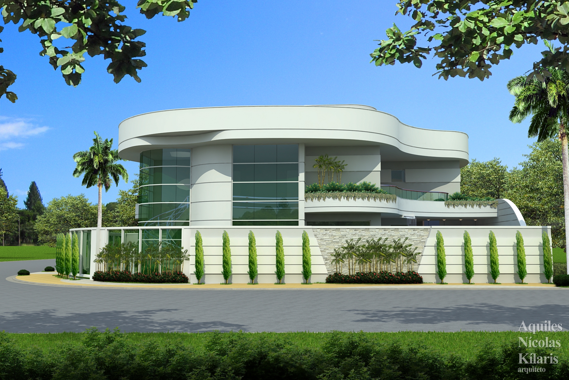 Arquiteto - Aquiles NÃ­colas KÃ­laris - Residential Projects - Project Itapeva II 