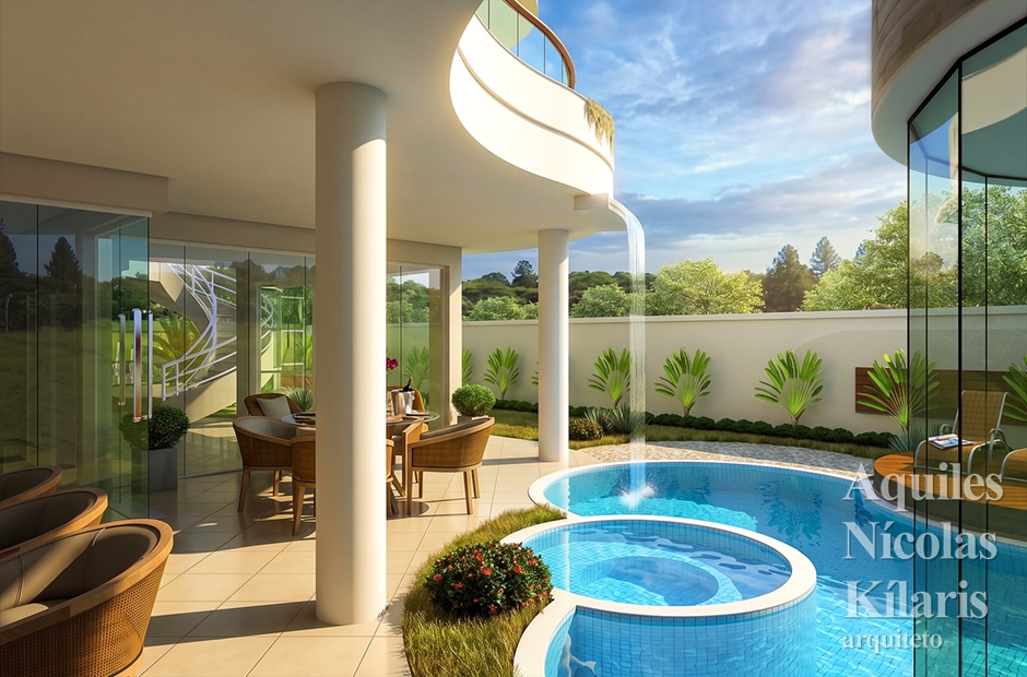 Arquiteto - Aquiles NÃ­colas KÃ­laris - Residential Projects - Projeto Guaratingueta - SP