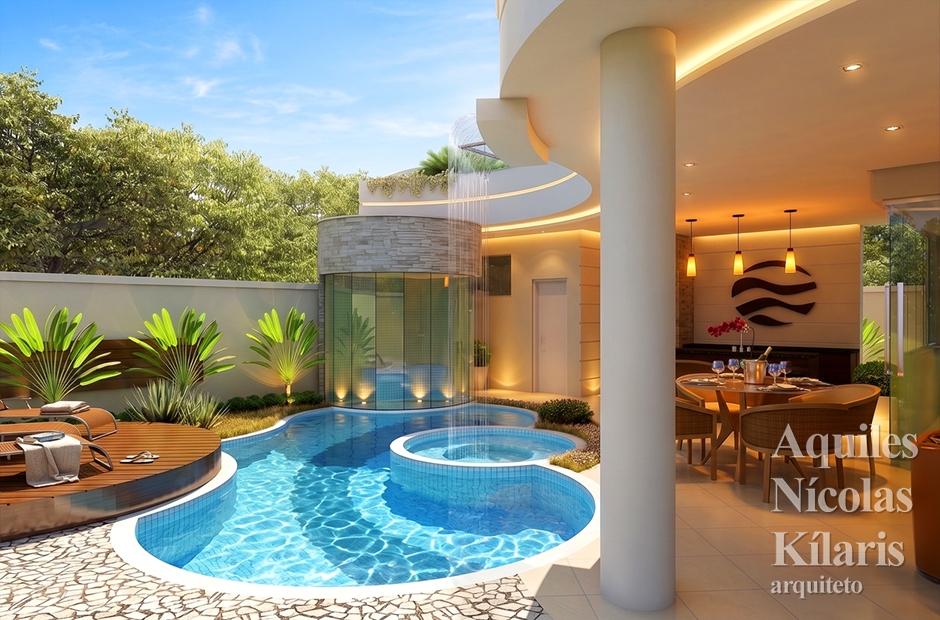 Arquiteto - Aquiles NÃ­colas KÃ­laris - Residential Projects - Projeto Guaratingueta - SP