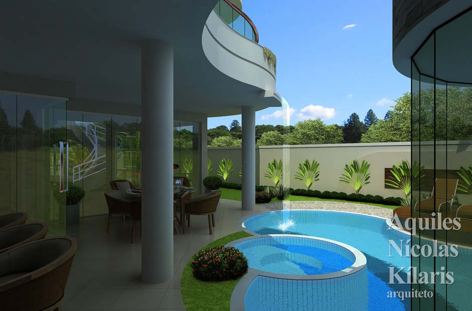 Arquiteto - Aquiles NÃ­colas KÃ­laris - Residential Projects - Projeto Guaratingueta - SP