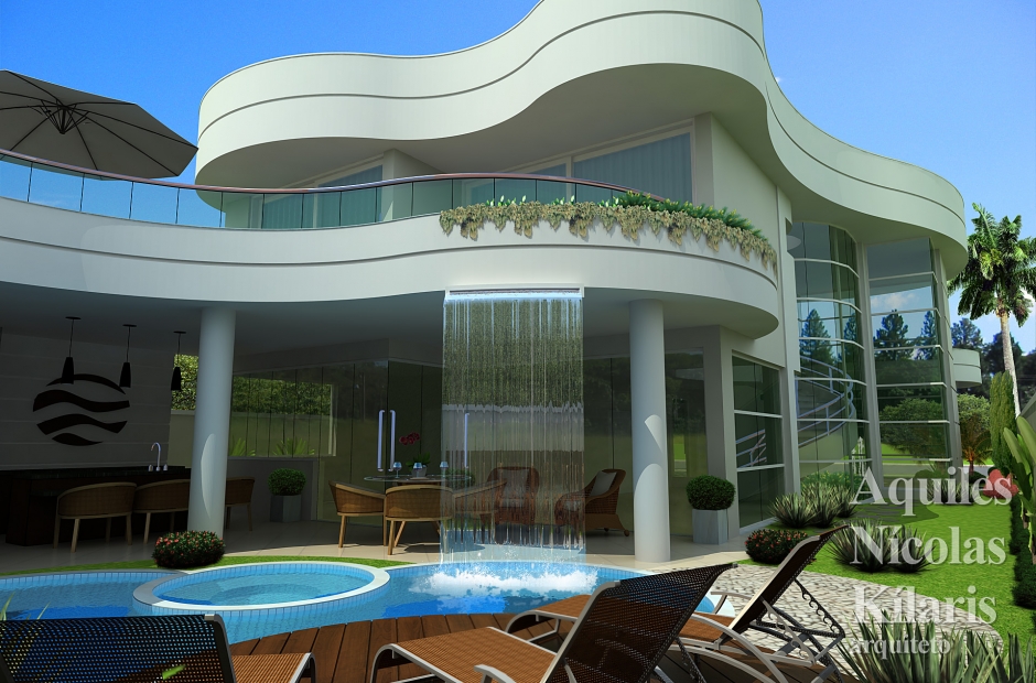 Arquiteto - Aquiles NÃ­colas KÃ­laris - Residential Projects - Projeto Guaratingueta - SP
