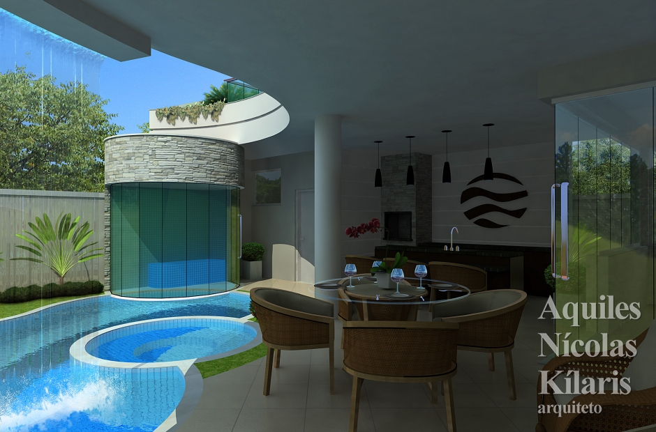 Arquiteto - Aquiles NÃ­colas KÃ­laris - Residential Projects - Projeto Guaratingueta - SP