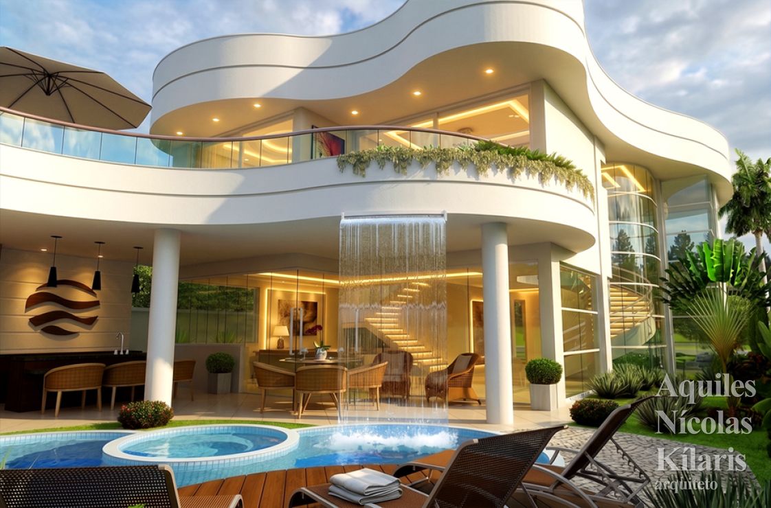 Arquiteto - Aquiles NÃ­colas KÃ­laris - Residential Projects - Projeto Guaratingueta - SP