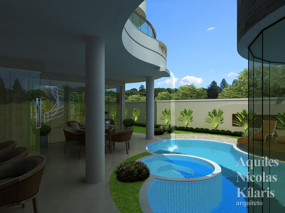 Arquiteto - Aquiles NÃ­colas KÃ­laris - Residential Projects - Projeto Guaratingueta - SP