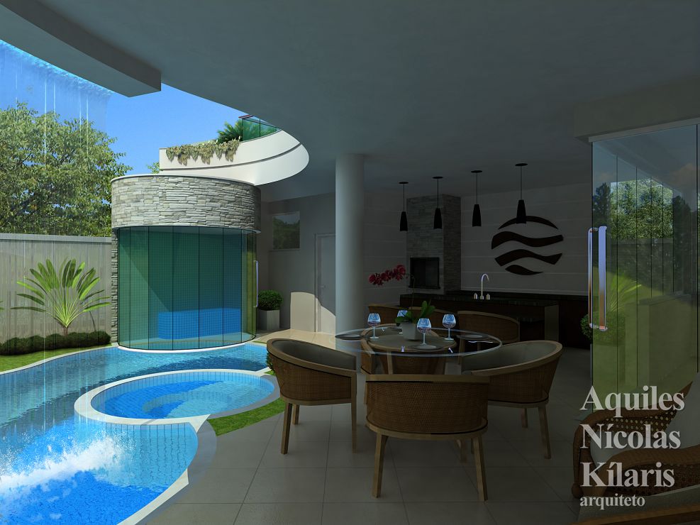 Arquiteto - Aquiles NÃ­colas KÃ­laris - Residential Projects - Projeto Guaratingueta - SP