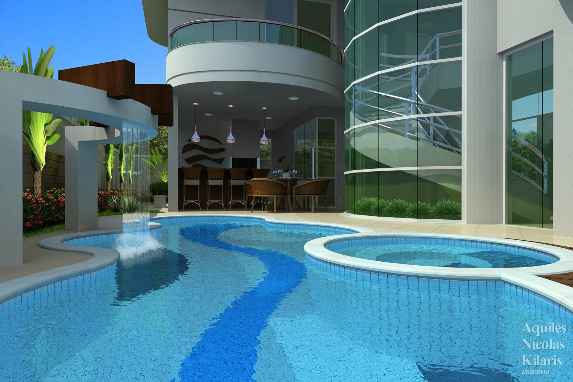 Arquiteto - Aquiles NÃ­colas KÃ­laris - Projetos Residenciais - Projeto Franca - SP