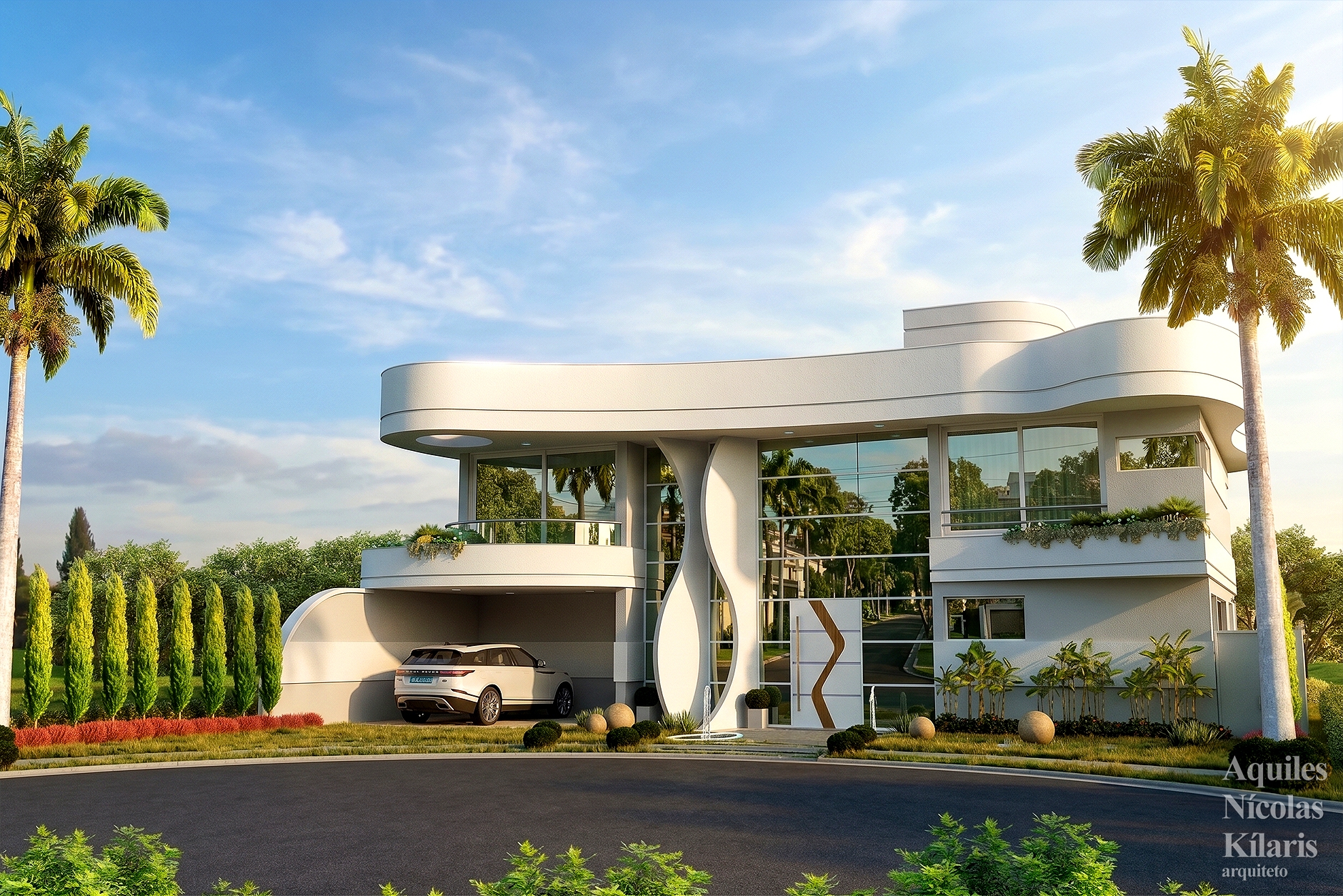 Arquiteto - Aquiles NÃ­colas KÃ­laris - Residential Projects - Projeto Franca - SP