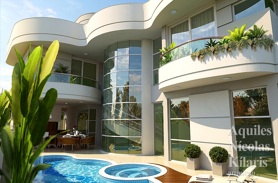 Arquiteto - Aquiles NÃ­colas KÃ­laris - Residential Projects - Projeto Franca - SP