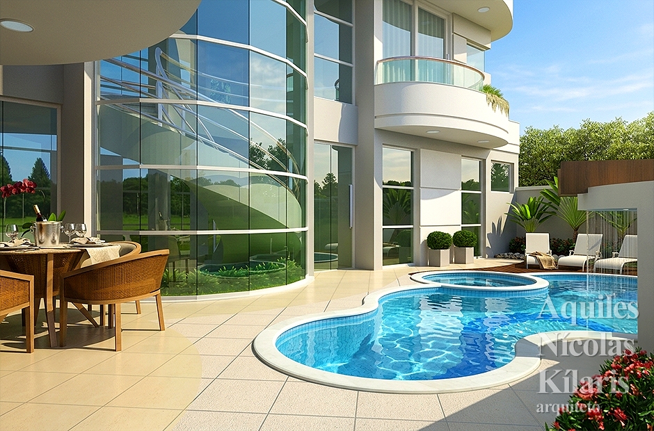 Arquiteto - Aquiles NÃ­colas KÃ­laris - Residential Projects - Projeto Franca - SP