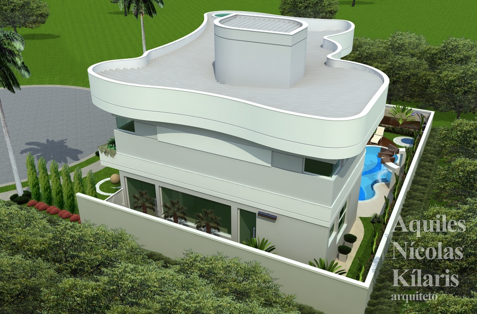 Arquiteto - Aquiles NÃ­colas KÃ­laris - Projetos Residenciais - Projeto Franca - SP