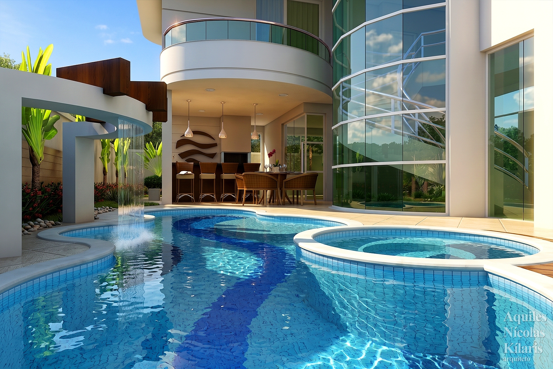 Arquiteto - Aquiles NÃ­colas KÃ­laris - Residential Projects - Projeto Franca - SP