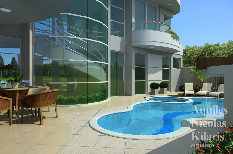 Arquiteto - Aquiles NÃ­colas KÃ­laris - Projetos Residenciais - Projeto Franca - SP