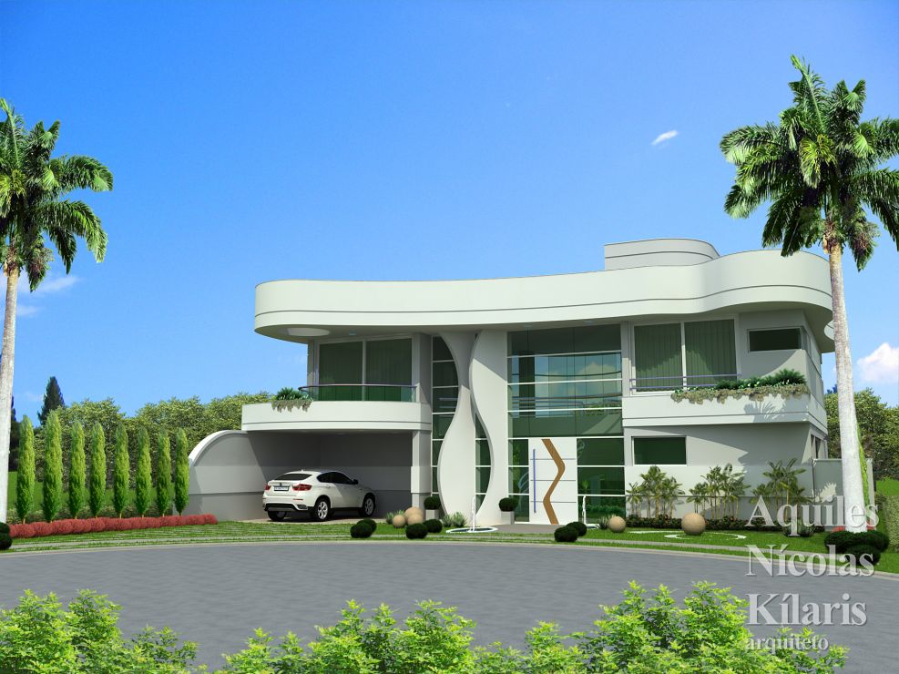 Arquiteto - Aquiles NÃ­colas KÃ­laris - Projetos Residenciais - Projeto Franca - SP