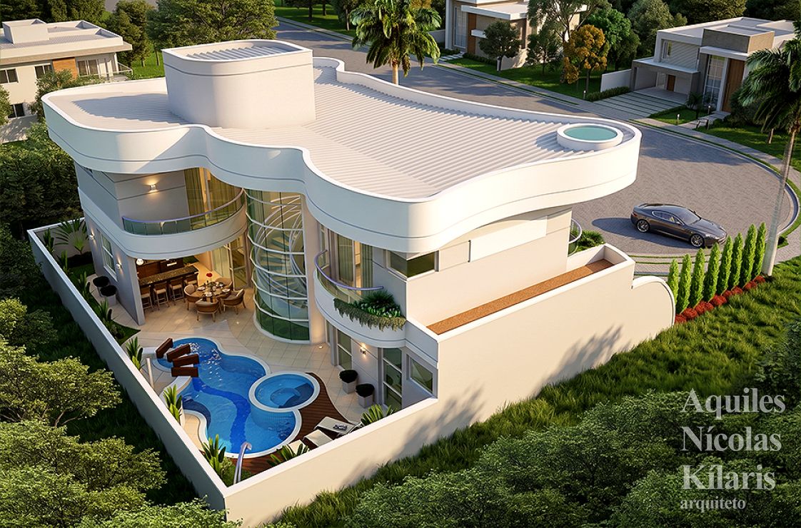 Arquiteto - Aquiles NÃ­colas KÃ­laris - Residential Projects - Projeto Franca - SP