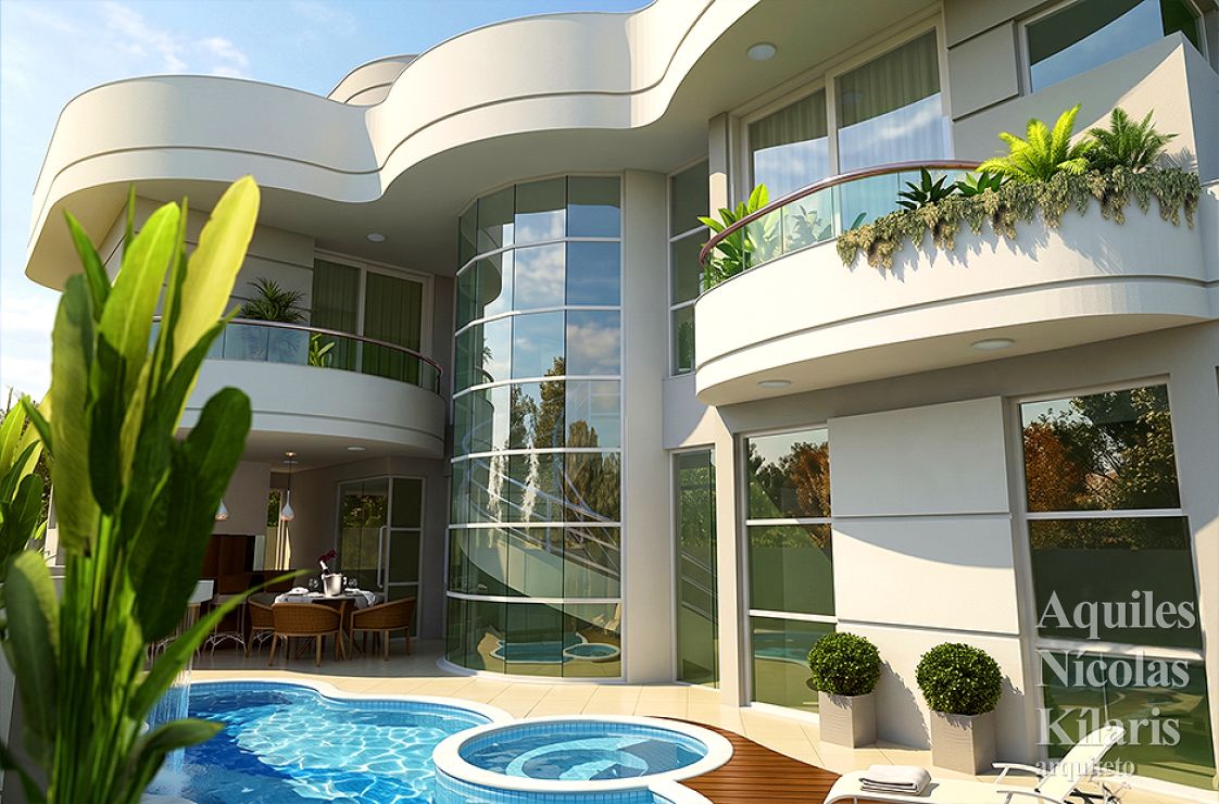 Arquiteto - Aquiles NÃ­colas KÃ­laris - Residential Projects - Projeto Franca - SP