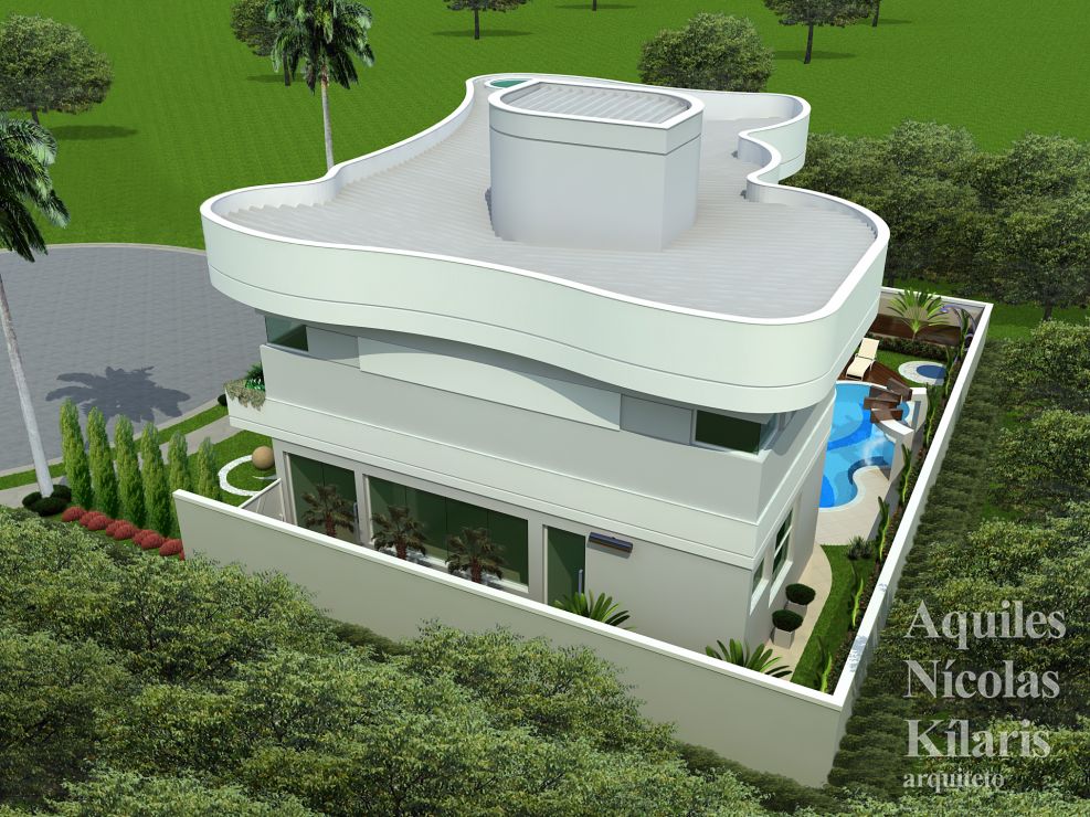 Arquiteto - Aquiles NÃ­colas KÃ­laris - Projetos Residenciais - Projeto Franca - SP