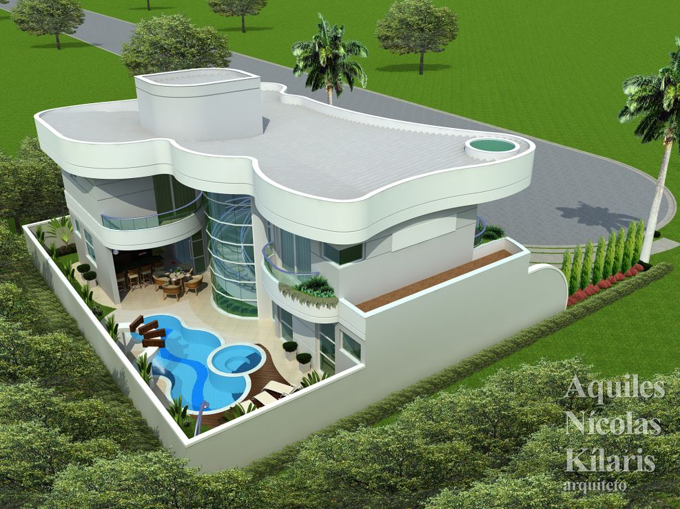 Arquiteto - Aquiles NÃ­colas KÃ­laris - Projetos Residenciais - Projeto Franca - SP
